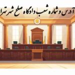 آدرس و شماره شعب دادگاه صلح شهر تهران